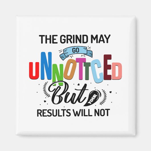 挽き物は気づかれずに済むかも知れぬ マグネット (正面)