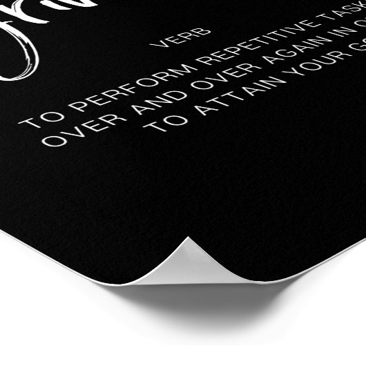 挽く ポスター (角)