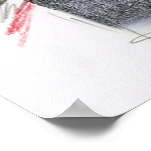 挽く ポスター (角)