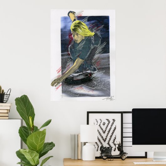 挽く ポスター (ホームオフィス)