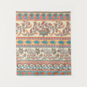 挿し目のない花縁どの飾り模様 タペストリー (正面)