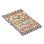 挿し目のない花縁どの飾り模様 ノートブック (右側)