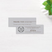 挿入するミニマル感謝していスグレーのビジネスロゴ (デスク)