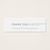 挿入するミニマル感謝していスグレーのビジネスロゴ (正面)