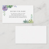 挿入カードのベビーブック エンクロージャーカード (正面/裏面)