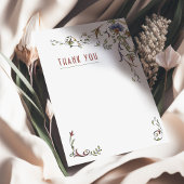 挿入サンキューカードヴィンテージビクトリアンエポック 招待状