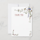 挿入サンキューカードヴィンテージビクトリアンエポック 招待状 (正面)