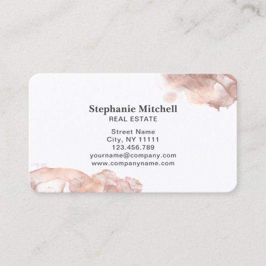 挿入写真テンプレートの挿入プロフェッショナル 名刺 (正面)