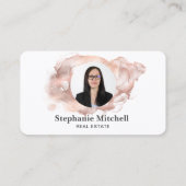 挿入写真テンプレートの挿入プロフェッショナル 名刺 (裏面)