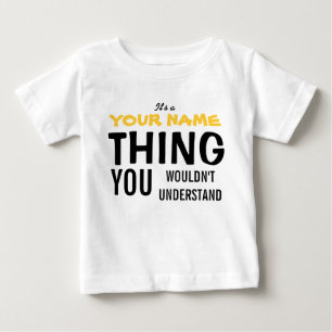 [挿入名]というもの ベビーTシャツ