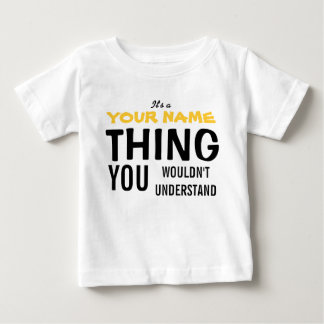 [挿入名]というもの ベビーTシャツ