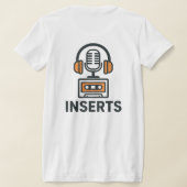 挿入 Tシャツ (レイダウン裏面)