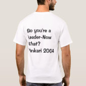 捕えられたナイジェリア Tシャツ (裏面)