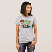 捕まえてもしくれ Tシャツ (正面フル)