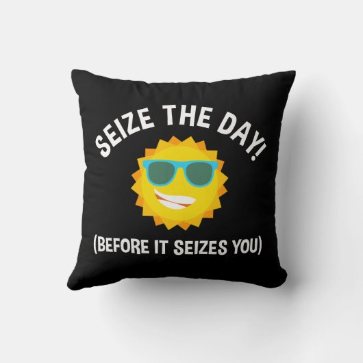 捕まえろ！（あなたを捕まえる前に） クッション (裏面)