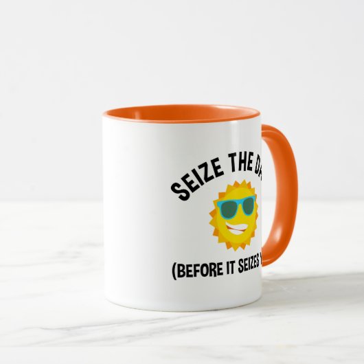 捕まえろ!(あなたを捕まえる前に) マグカップ (正面右)