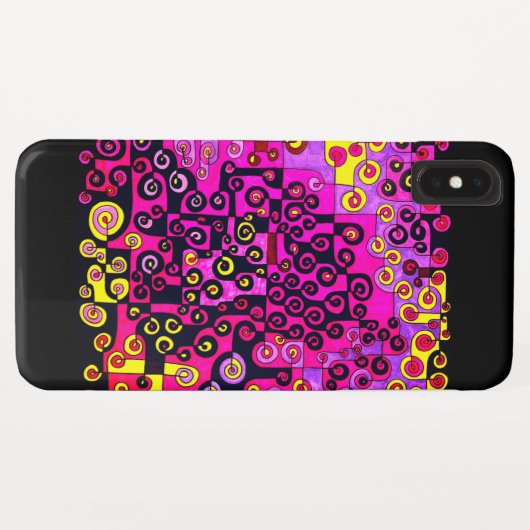 捕まもしえろ！ Case-Mate iPhoneケース (裏面(横))