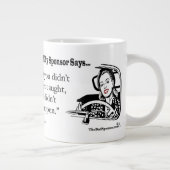 捕まもしれなかったし起こらなかった。 ジャンボコーヒーマグカップ (右)