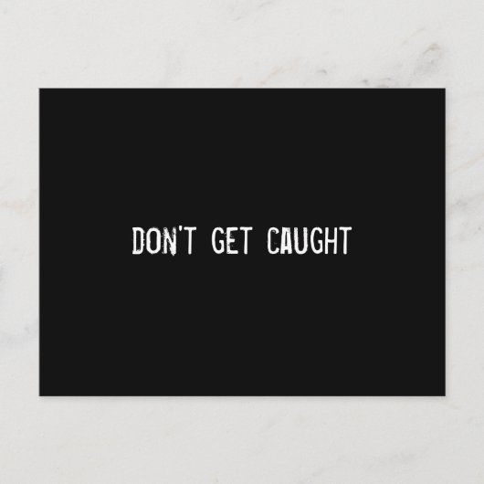 捕まらない ポストカード (正面)