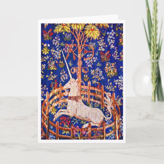 「捕らえられたユニコーン」 シーズンカード (正面)