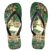 捕らえられたユニコーン ビーチサンダル (フットベッド)