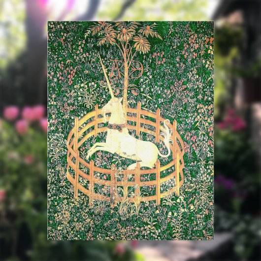 捕らえられたユニコーン ポストカード