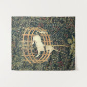 捕らえられたユニコーン（1495年～1505年）中世 タペストリー (正面(横))