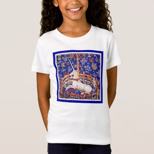「捕らえられたユニコーン」 Tシャツ (正面)