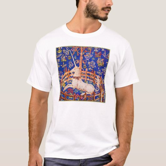 「捕らえられたユニコーン」 Tシャツ (正面)