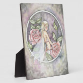 捕らわれたバラの妖精 自立式フィギュア フォトプラーク (側面)