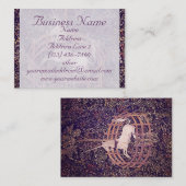 捕われの身のタペストリービジネス車のヴィンテージのユニコーン 名刺 (正面/裏面)