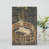 捕われの身のユニコーン 便箋 (スタンド正面)