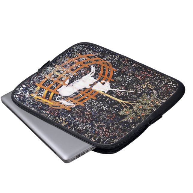 捕われの身のラップトップスリーブのユニコーン ラップトップスリーブ (正面下部)