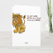 捕われの身の父の日カードで上げられる カード (裏面)