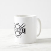 捕手野球スポーツ投手贈呈おもしろいアイディア コーヒーマグカップ (正面右)