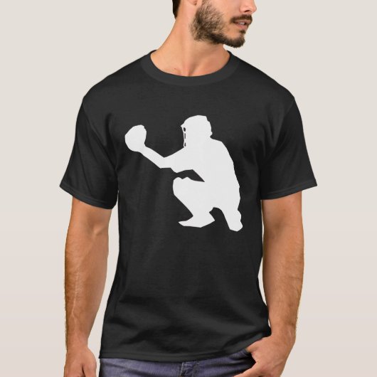 捕手 野球 Tシャツ (正面)