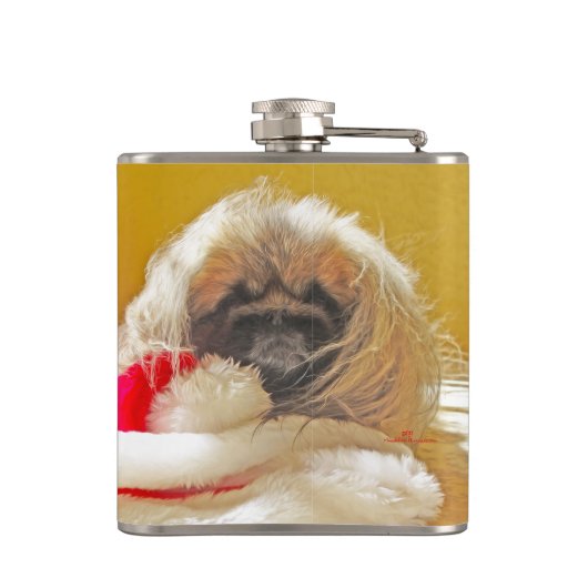 捕獲されたサンタ フラスク (裏面)