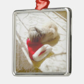 捕獲されたサンタ メタルオーナメント (左)