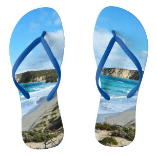 「捕獲された美しい：象徴的な海岸線カンガルー島 ビーチサンダル