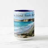 「捕獲された美しい:象徴的な海岸線カンガルー島 マグカップ (中央)