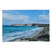 「捕獲された美しい：象徴的な海岸線カンガルー島 枕カバー (正面右)