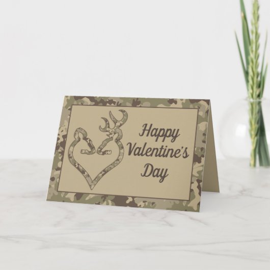 捕獲された鹿バレンタイン シーズンカード (正面)