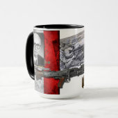 "捕獲される1942年のMaschinengewehr MG 42の機関銃" マグカップ (正面左)