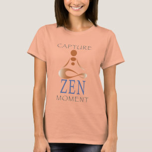 捕獲の禅の時薄いレディースティー Tシャツ