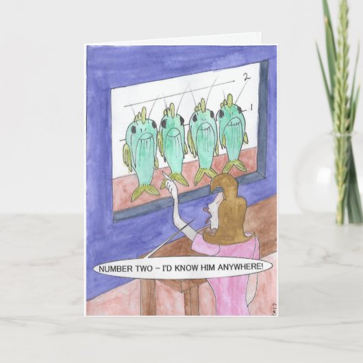 捕獲誕生日カード カード (正面)