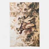 捕獲、ブラックビアード、クィーン・アンズ・リベンジ キッチンタオル (縦)