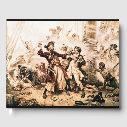 捕獲、ブラックビアード、クィーン・アンズ・リベンジ ゲストブック (正面)