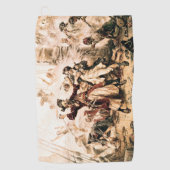 捕獲、ブラックビアード、クィーン・アンズ・リベンジ ゴルフタオル (正面)