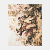 捕獲、ブラックビアード、クィーン・アンズ・リベンジ フリースブランケット (正面)