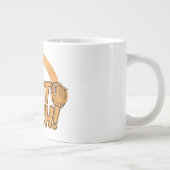 捕素晴らしえ!カスタムマグカップ ジャンボコーヒーマグカップ (右)